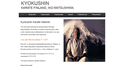 Desktop Screenshot of kyokushin.fi