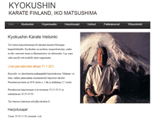 Tablet Screenshot of kyokushin.fi