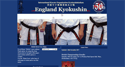 Desktop Screenshot of kyokushin.org.uk